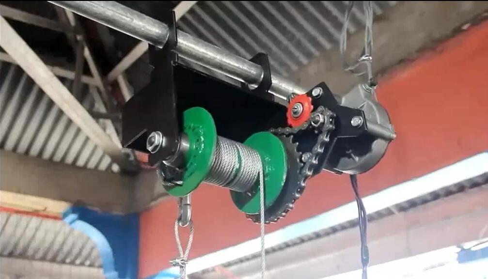 用自行車零件或小電機(jī)改造電動(dòng)葫蘆